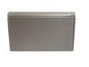 Authentic PRADA Gray Saffiano Leather Card Case Card Holder #b140  Open box