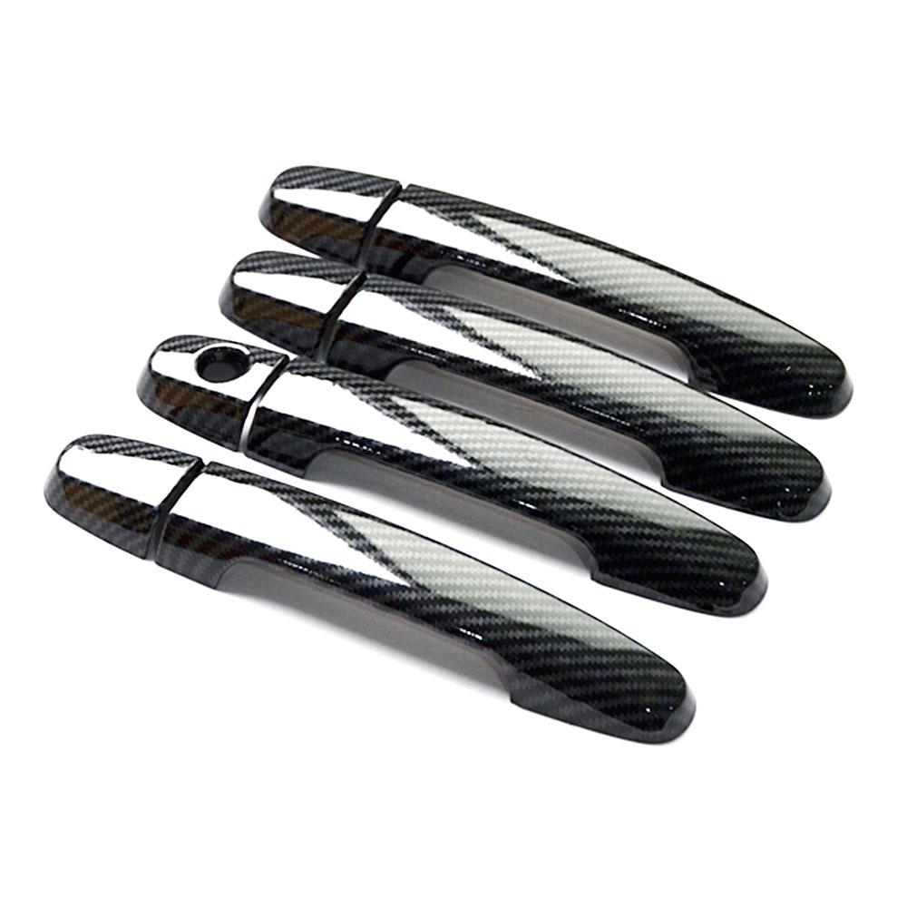 Для Scion xA xB tC xD Напечатанная карбоновая наружная дверная ручка, молдинг, рамка, рамка