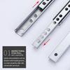 2Set Smooth Glide Bearing Drawer Slides 17Mm Wide Two Way Slide Drawer Glides 8"-17" Hardware Accessories Drawer Rail