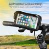 6.3 Inch Waterproof Bike Bicycle Mobile Phone Holder Stand Motorcycle Handlebar Mount Bag Case For Iphone for Samsung