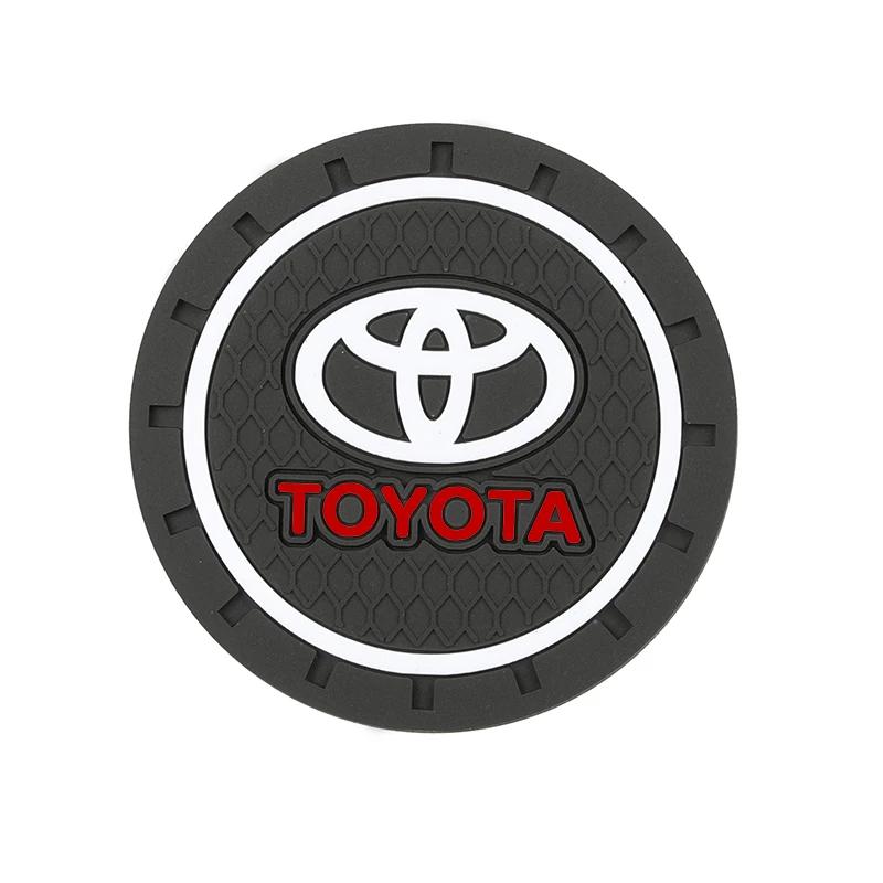 Toyota 2026 Новые колпаки на колеса Подставка под стакан/кружку/бутылку Автомобильный коврик Противоскользящая подкладка Силиконовый гель Водонепроницаемый Наклейка на автомобиль Toyota