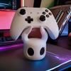 Подставка для игрового контроллера, напечатанная на 3D-принтере в стиле аниме – Креативный настольный органайзер и декор для геймеров, удерживает джойстики в вертикальном положении, идеальный аксессуар для комнаты гика