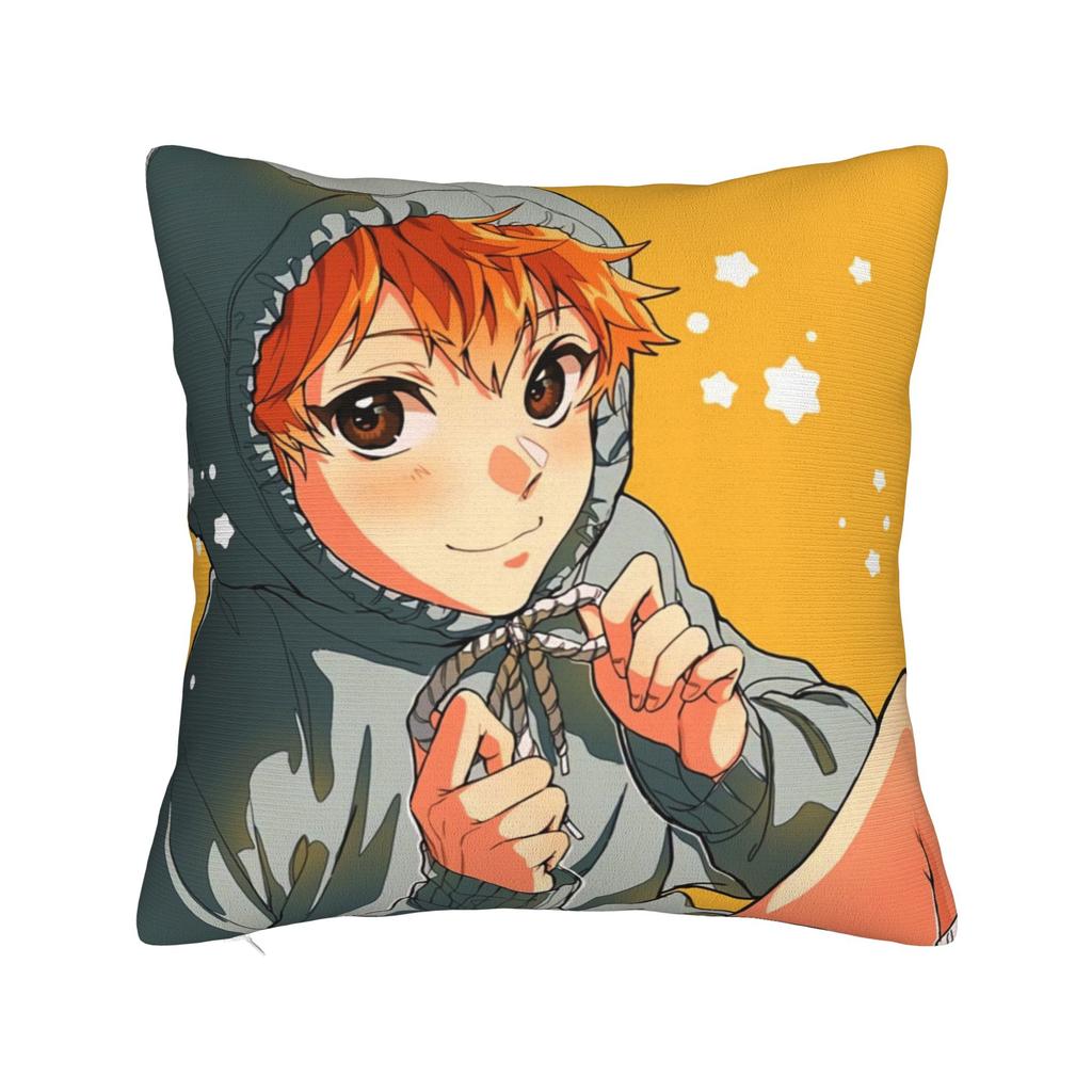 Haikyuu Квадратные Наволочки Волейбол Манга Чехол для Подушки Креативный Полиэстер Декор Наволочка для Дома 18x18