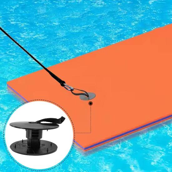 Floating Mat Tether Kit Floating Water Mat Grommet Kit Portable Safety Cord for Beach Kayaking Pool Water Swimming Lake Boating