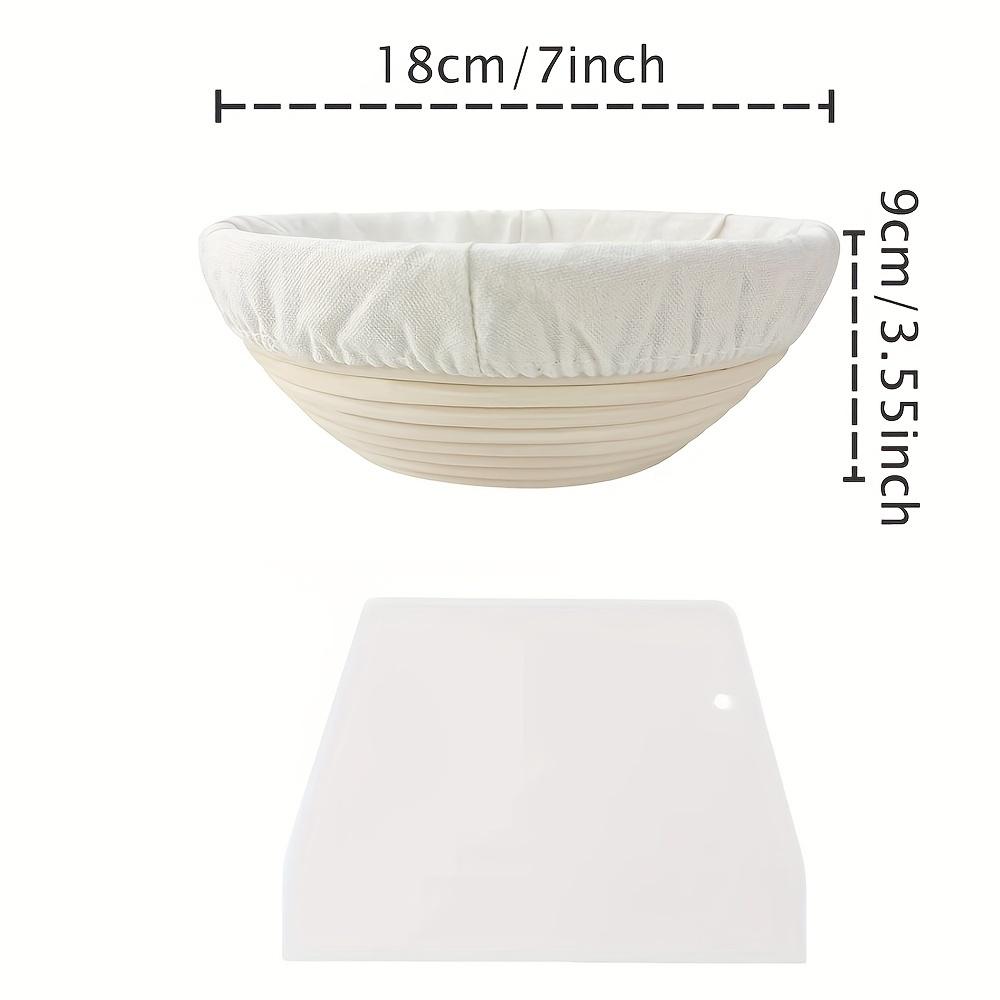 1 комплект, набор корзин для расстойки хлеба, овальная корзина для теста из ротанговой ткани с вкладышем, идеально подходит для профессиональной и домашней выпечки хлеба на закваске,