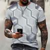 3D Printed Originality T-Shirt for Men Flag Pattern T Shirts Summer Casual Short Sleeves Round Neck Tops Sport Loose Tee
