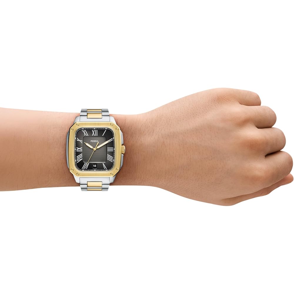 Мужские многоцветные часы Fossil Crosby FS6123