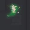 Luminous Cartoon Switch Sticker Wing Girl Butterfly Glow In The Dark Decoration Sticker Kid Room Decor