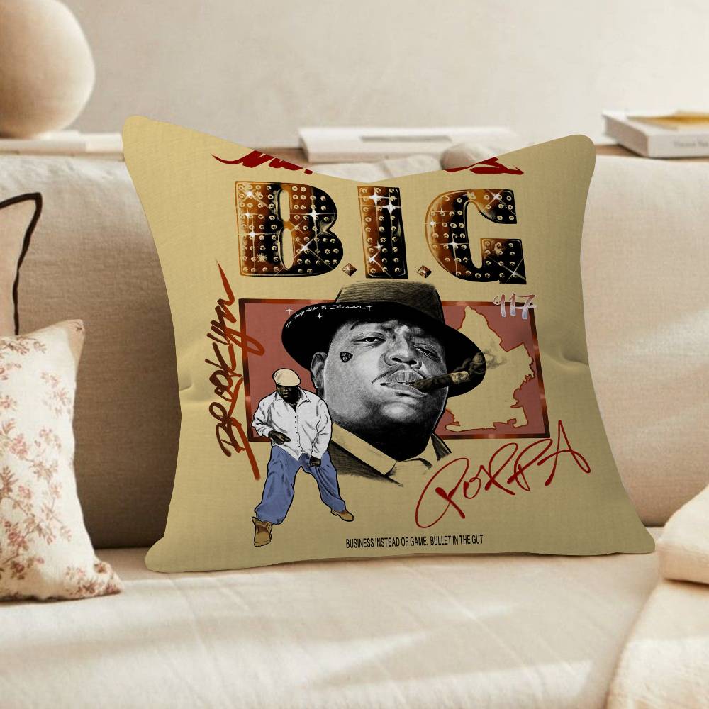 Biggie Smalls The NNotorious BlG pillow cover sofa cushion cover home room decoration children gift