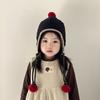 Tassel Baby Knitted Cap Winter Ear Protection Hat Korean Baby Beanie Cap  Toddler