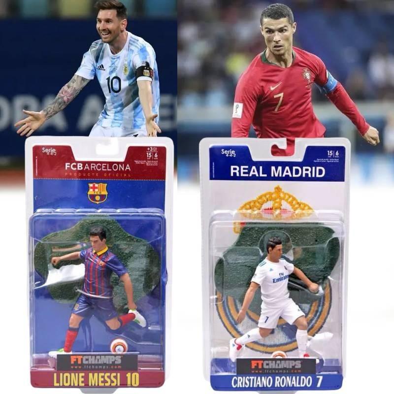 Реалистичная фигурка футбольной звезды Месси Роналду ПВХ декор для офиса идеальный подарок для парня