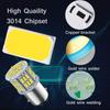 1157 Led Brake Light Bulb, 12V-24V 1157 7528 2357 2057 BAY15D LED Replacement Light Bulb for Brake Tail Light for Car RV Trailer Boat, 54SMD 3014