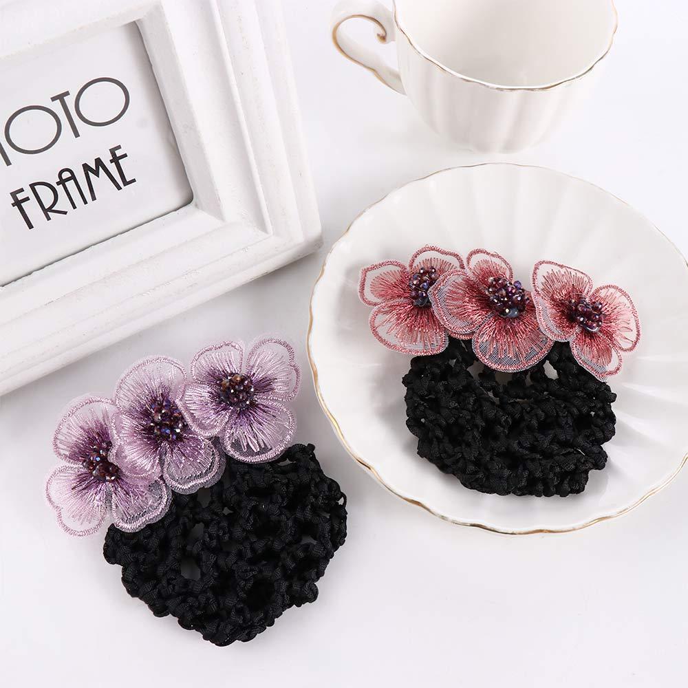 Nurses Back Of The Head Hair Accessories Korean Style Headdress Women Hairpin Bow Bun Net Snood