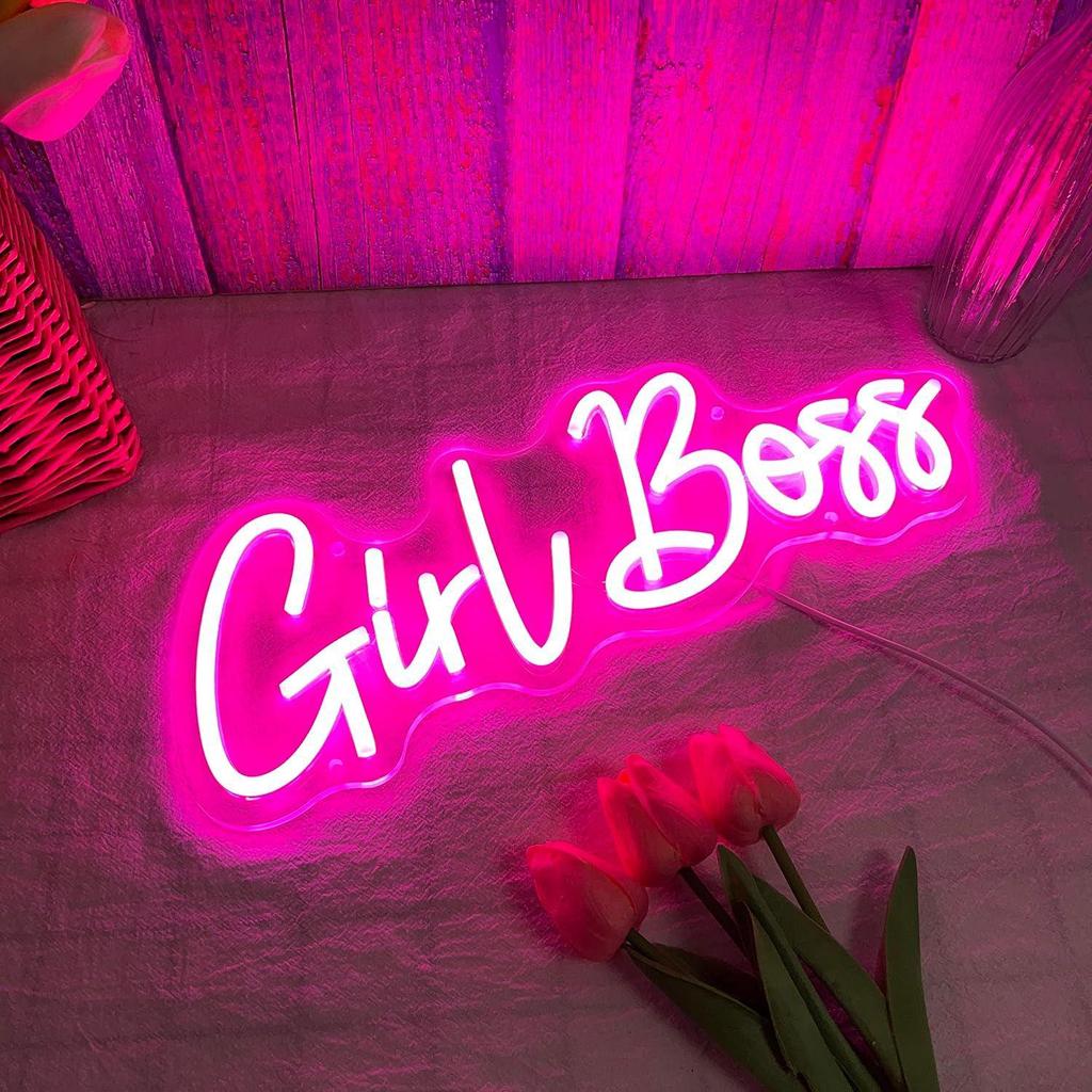 Светодиодные неоновые вывески разных цветов: Прозрачные Акриловые Декорации для Вечеринки