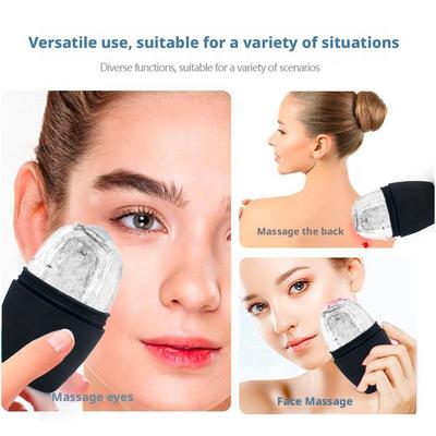 Силиконовая форма для кубиков льда, форма для лица, лифтинг, ледяной инструмент для лица, контурирование, акне, уход за кожей вокруг глаз, массажер с роликовым шариком