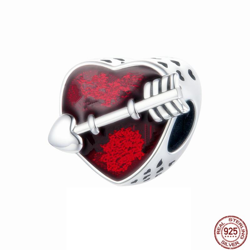 Подходят оригинальные браслеты, подвески, ювелирные изделия, новые S925 стерлингового серебра, сверкающие бусины камеры, семейное дерево, воздушный шар, щенок, кошка, кулон