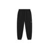 Li Ning CF Su Yuan Player Solid Color Tapered Knit Sports Pants Men Bottoms Black AKLTB05-1