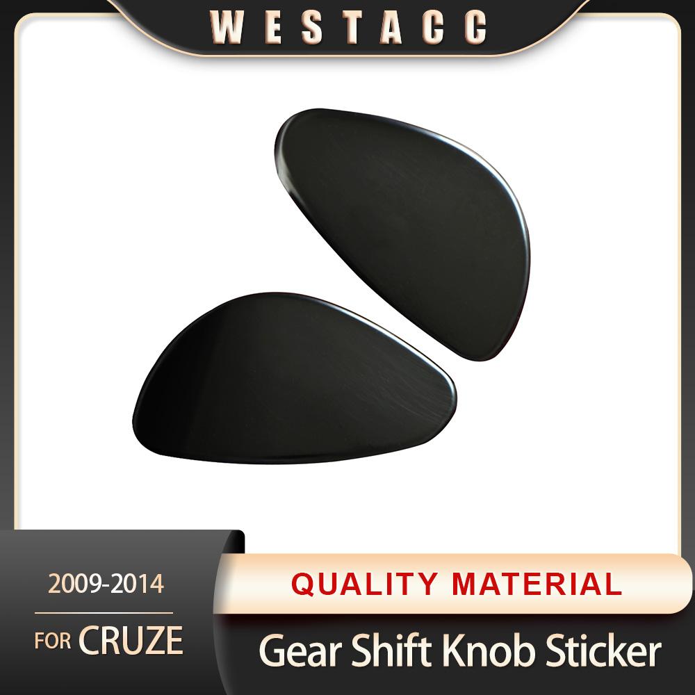 2 шт., автомобильная ручка переключения передач из нержавеющей стали, наклейка на отделку для Chevrolet Cruze 2009 2010 2011 2012 2013 2014 2015 AT