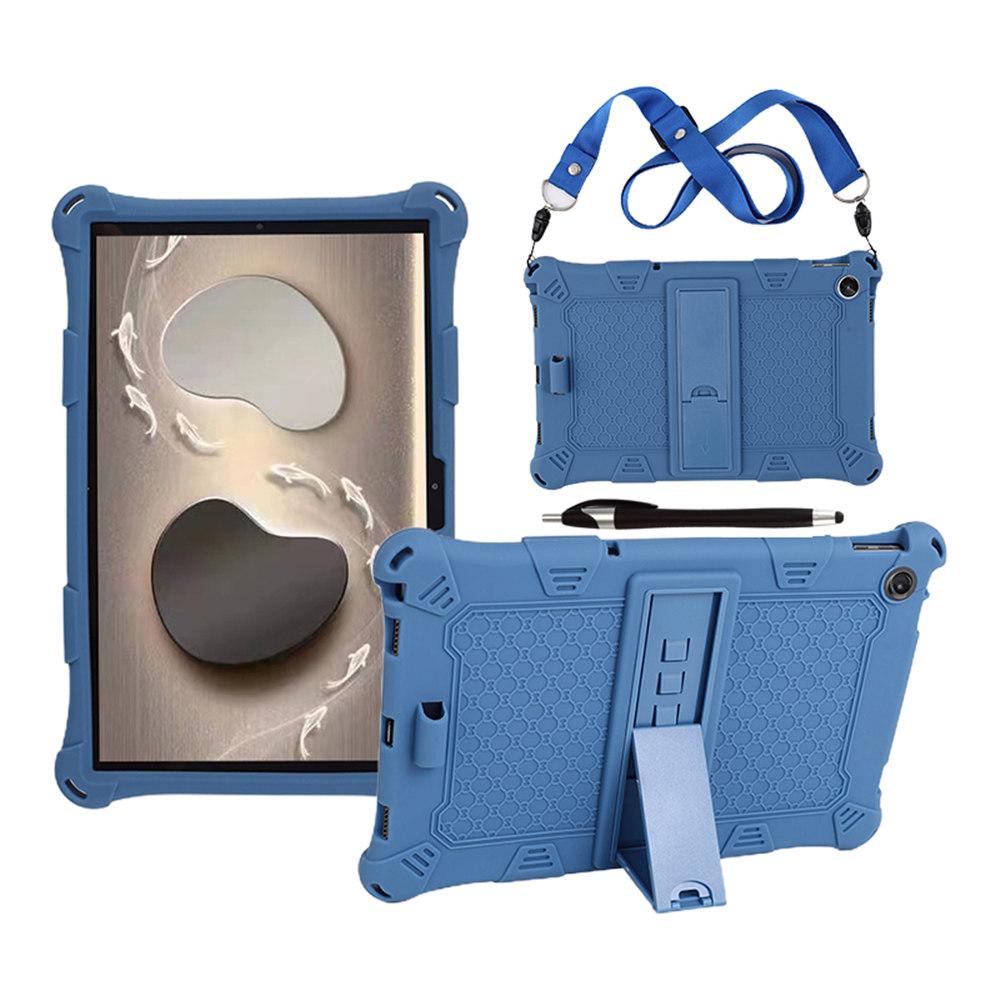 Мягкий силиконовый чехол-подставка для планшета Lenovo Tab M10 3-го поколения 10,1 дюйма TB-328FU 328XU, детский чехол + ремешок и стилус