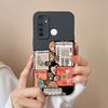 Для Oppo Realme Q3 Q3i V15 Q5i X2 X7 Q5 Q V13 A5 Pro F29 Чехол для телефона Поп-лейбл Мягкий гладкий жидкий силикон Защитный чехол для объектива Для Oppo Чехол