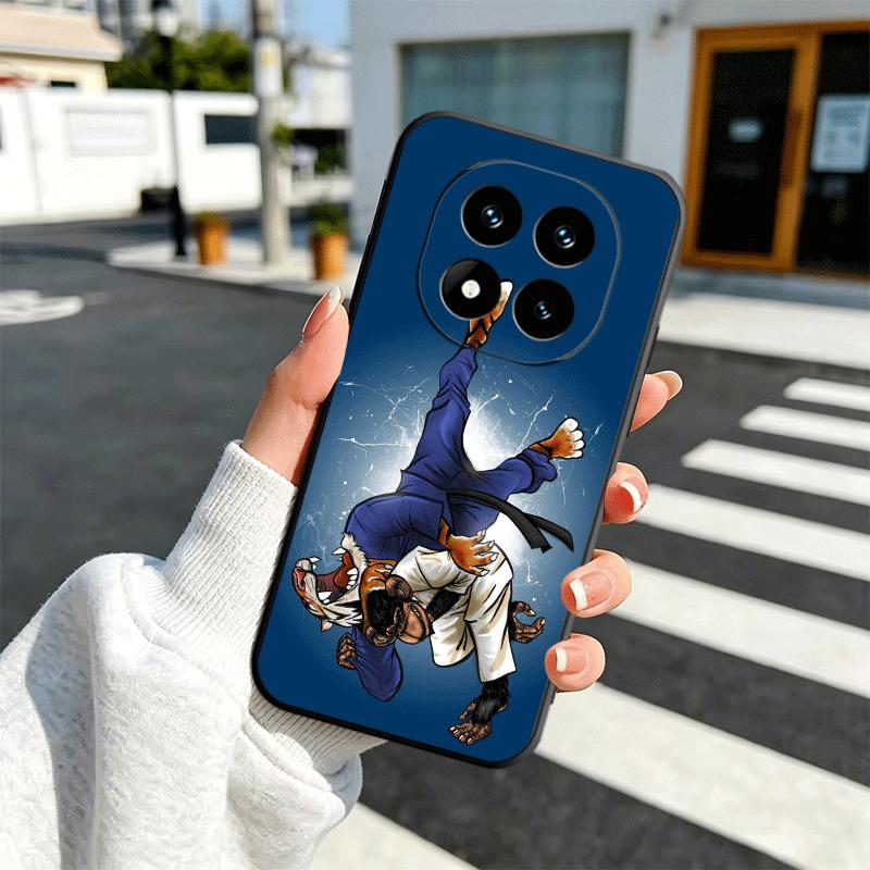 Judo Jiu Jitsu BJJ Brazilian Soft Phone Case for Xiaomi Redmi Note 12 13 14 15 Pro Plus 11 12S 11S 11T 10 4G Black Cover Back Sh