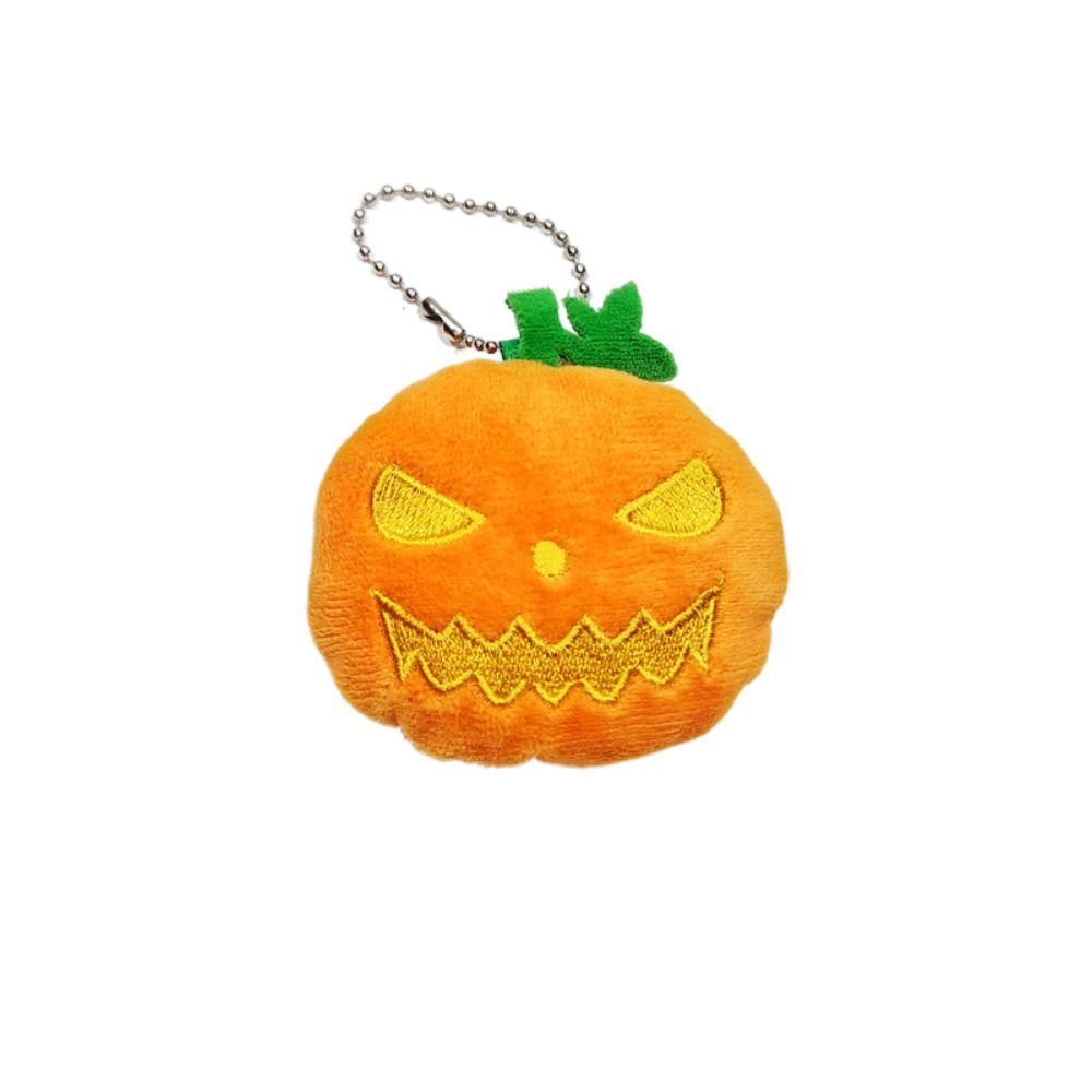 Plush Doll Pumpkin Keychain Vegetables Pumpkin Doll Keyring Halloween Bag Pendant Hanging Pendant