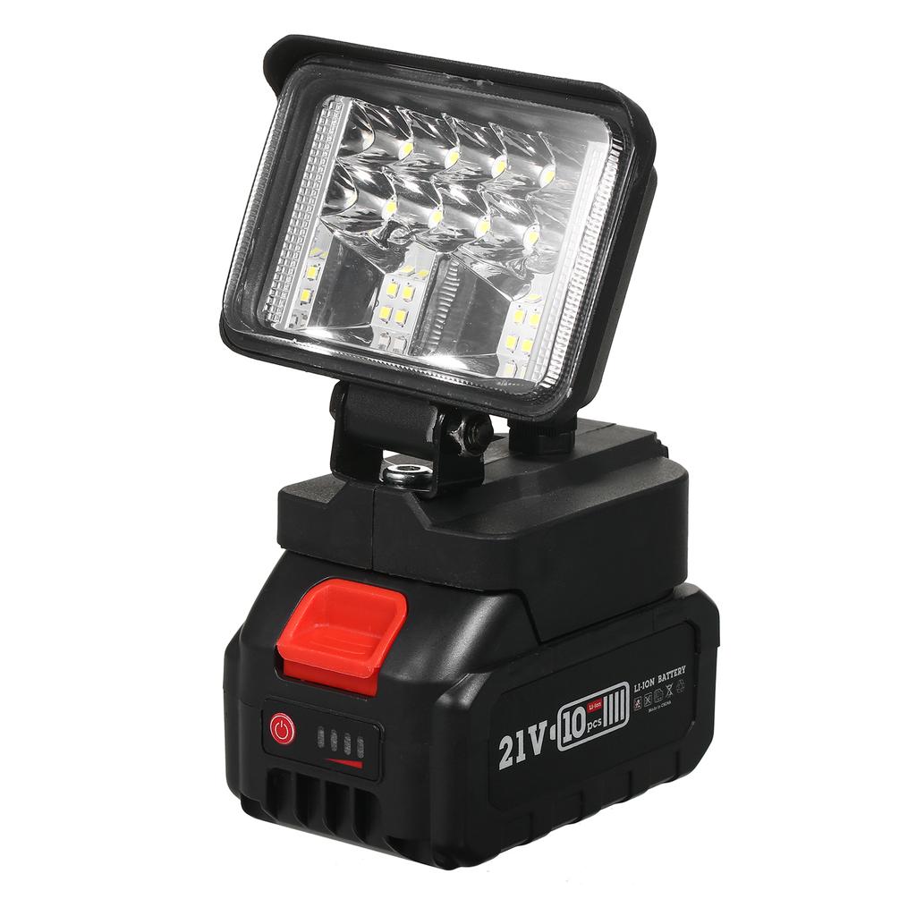 3 Inch LED Work Light for 21V Lithium Batteries Super Bright Outdoor Lighting 120 Degree Rotation