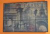 Vintage Paris Bus Painting - Retro Style
