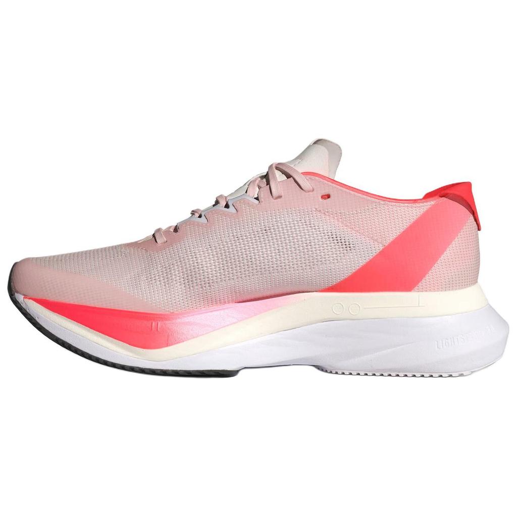 Adidas Adizero Boston 12 Sandy Pink Aurora Metallic Women Sneakers Solar-Red IF9218