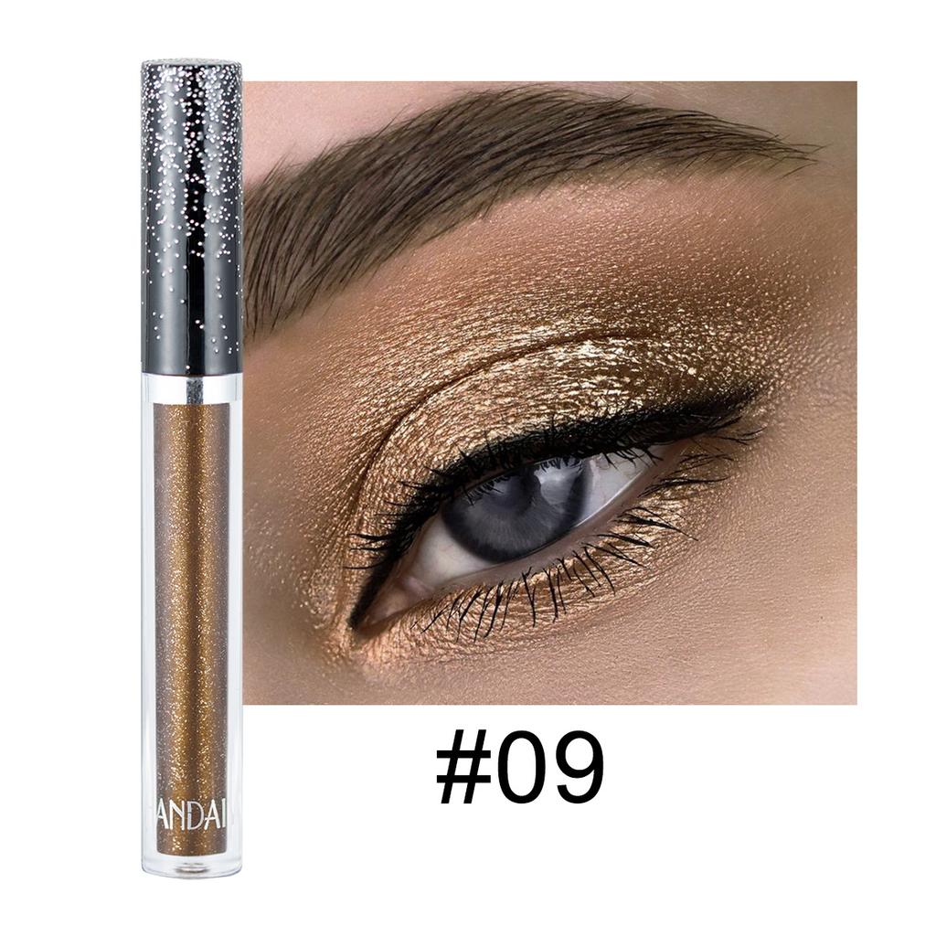 HANDAIYAN 12 Color Single Diamond Liquid Eye Shadow Psychedelic Pearl Shiny Eye Shadow Lying Silkworm Tear Makeup