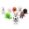 Sports Ball Figure Desk Decor with Articulating Legs 3D Printed Sitting