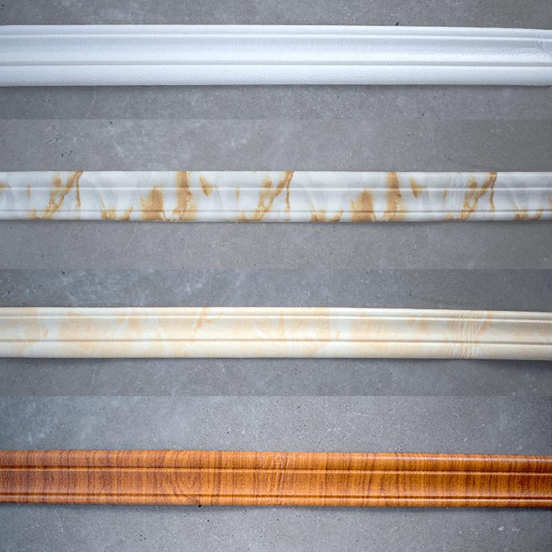 2.35M Водонепроницаемый плинтус Обои Наклейка на стену 3D Мраморная линия талии Граница Самоклеящаяся