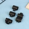 5Pcs T-Shaped Y-Shaped Three-Way Plastic Corrugated Hose Openable Car Wiring Harness Tie Equal Diameter Reducer Shunt
