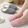 Women Indoor Slippers Warm Plush Home Slipper Autumn Winter Shoes Woman House Flat Floor Soft Slient Slides for Bedroom