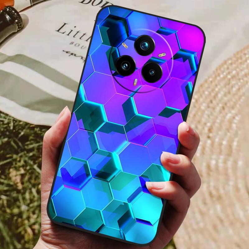 For Realme 14 Pro Plus Case Soft TPU Silicone Back Cover for Realme 14 Pro + Phone Cases Realme 14x 5G Global Cute Cartoon Capa