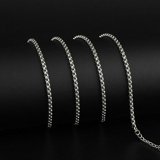 Корейская мода титановая сталь парное ожерелье из змеиной кости - модный индивидуальный аксессуар