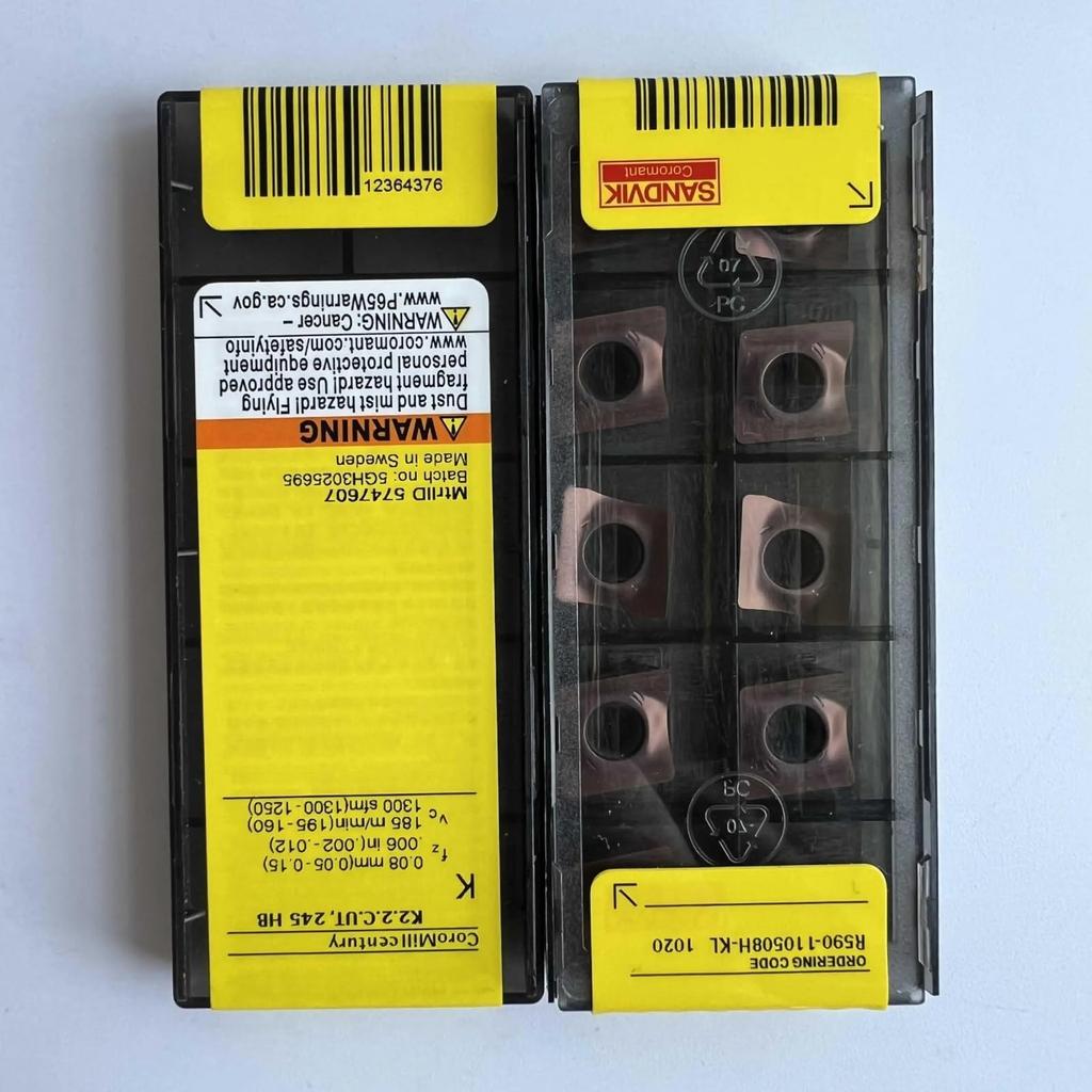 Original Sandvik / R590-110508H-KL 1020 /Carbide CNC Blade 10 PCS