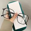 Ультралегкая оправа для очков от близорукости с защитой от синего света для женщин, можно подобрать по диоптриям, обычная оправа для лица, большая оправа, маленькие очки, металлическая оправа Tq1527