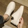 Fashion Men's Shoes 2024 New Spring Men's Shoes Thick Sole Small White Shoes Black Sports Board Shoes Men Casual Small White Tide Shoes