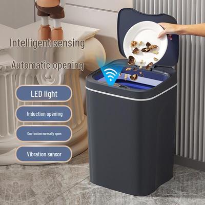 Автоматическое умное индукционное мусорное ведро для дома – Большая вместимость для гостиной, кухни, ванной комнаты