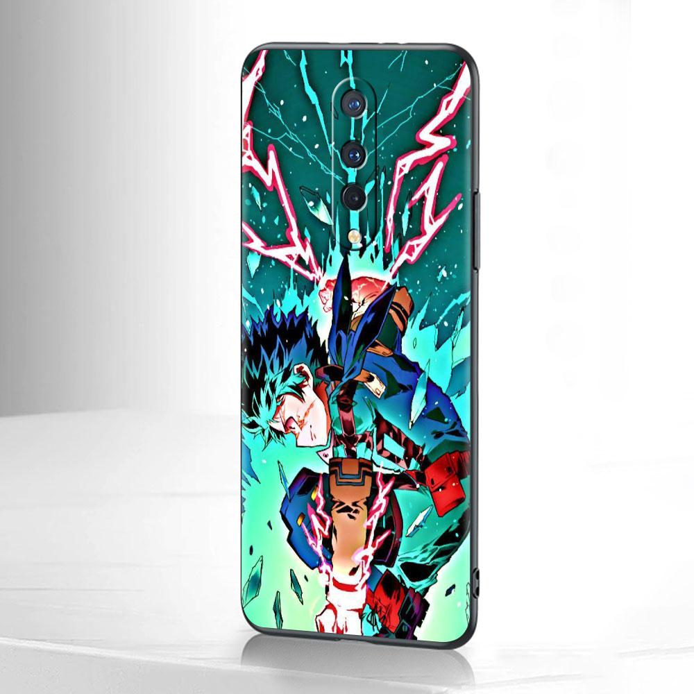 Мягкий чехол для OnePlus 8T 7 9 8 Pro Nord 2 Z N10 5G 9R N100 7T 6T N200 CE Черный силиконовый чехол для телефона Аниме Моя геройская академия