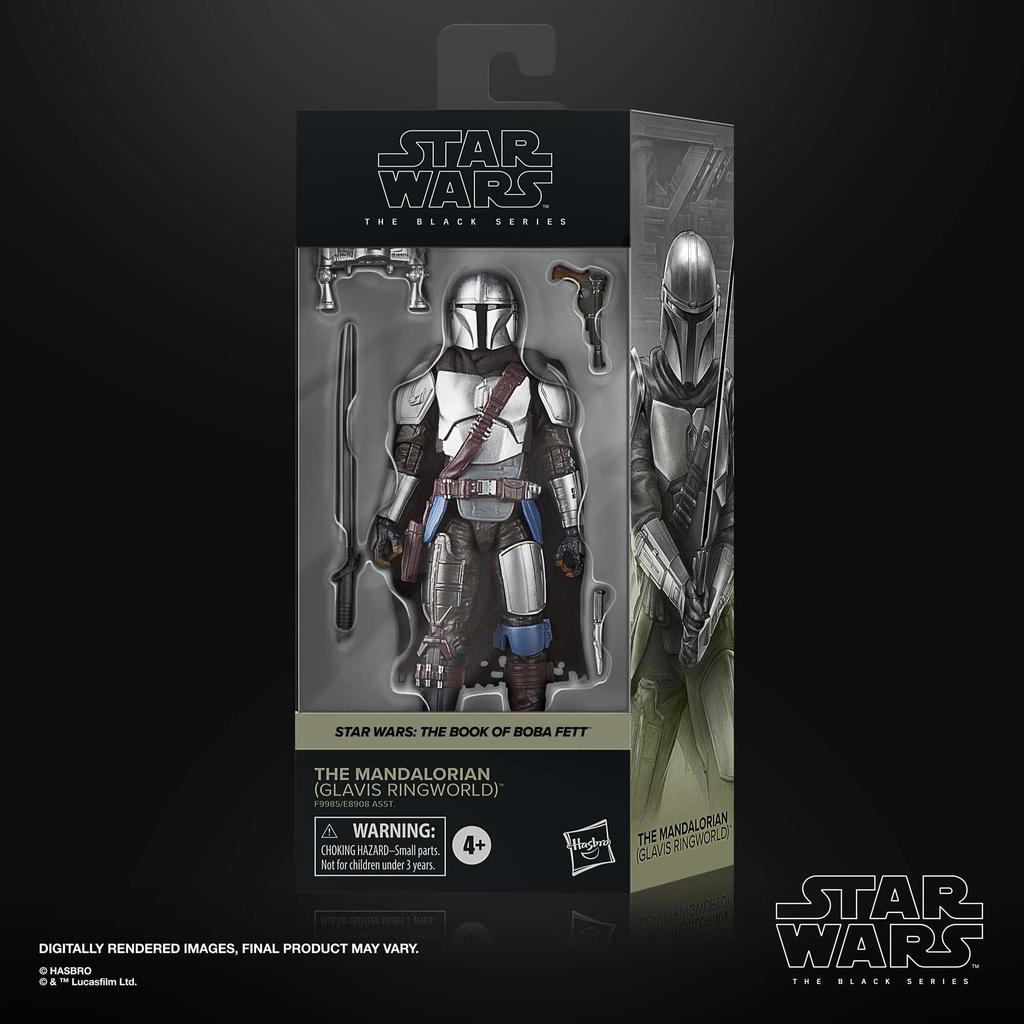 STAR WARS Black Series The Mandalorian The Book of Boba Fett Collectible Action Figure Ages F9985 (Glavis Ringworld) 6-inch 4+,