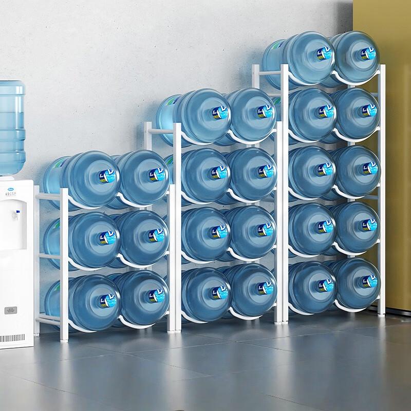 Heavy-Duty Carbon Steel Water Bottle Storage Rack