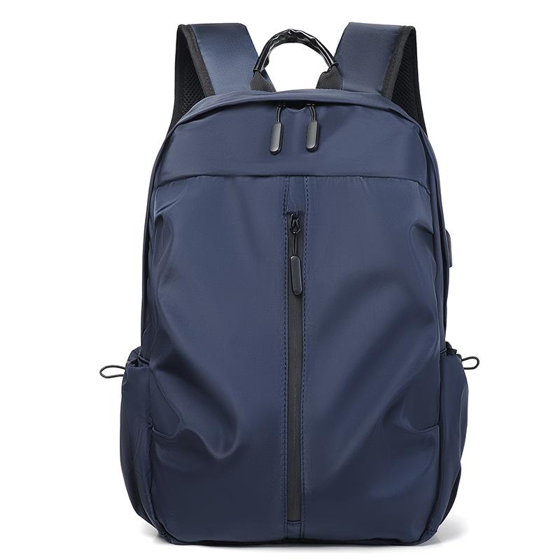 Business Simple Backpack Men'S Business Casual Waterproof Travel Bag Large Capacity Computer Bag