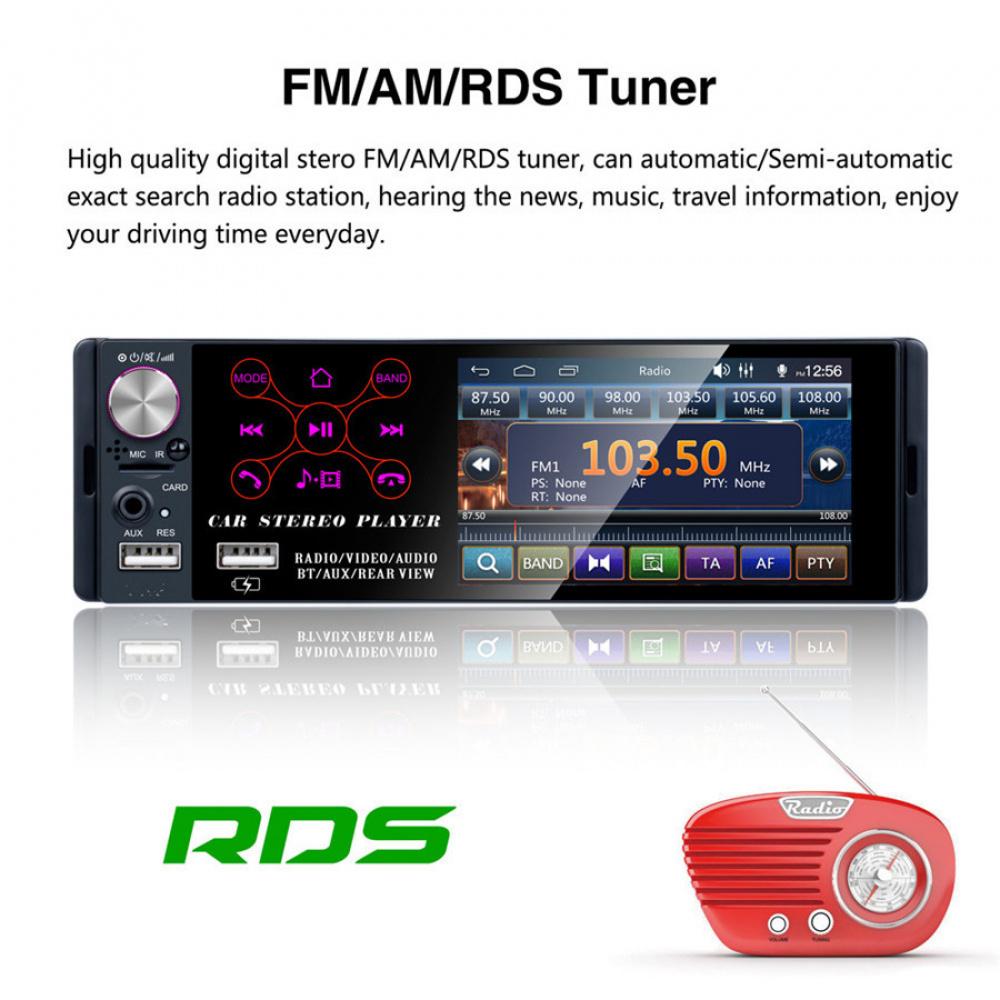 1 Dincar 4.1" Сенсорный Экран Mp5 Радио Плеер Аудио АМ FM Радио Bluetooth С Камерой