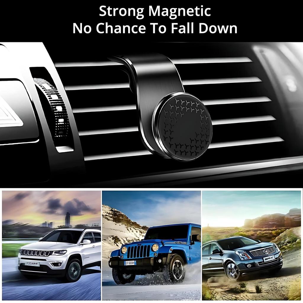 VAORLO 360° Rotation Car Phone Holder Magneitc Car Kit Phone Stand For Iphone Xiaomi Huawei Cellphone Strong Magnet