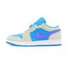 DX4334-300 Nike Air Jordan 1 Low Акватон Психический Небесное Золото Синий (Мужской)