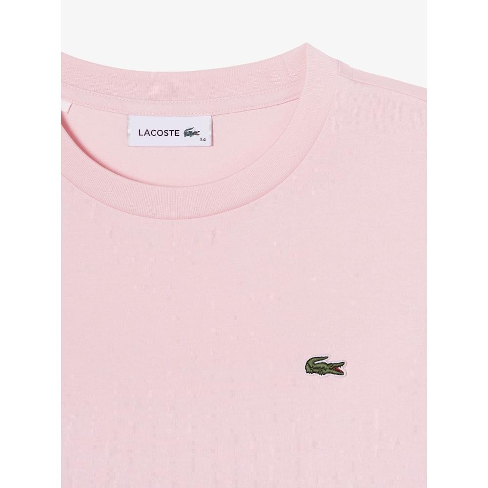Lacoste Женская базовая футболка с коротким рукавом и круглым вырезом Tf545e 54g Kf9 q2nTf545e 54gKf9