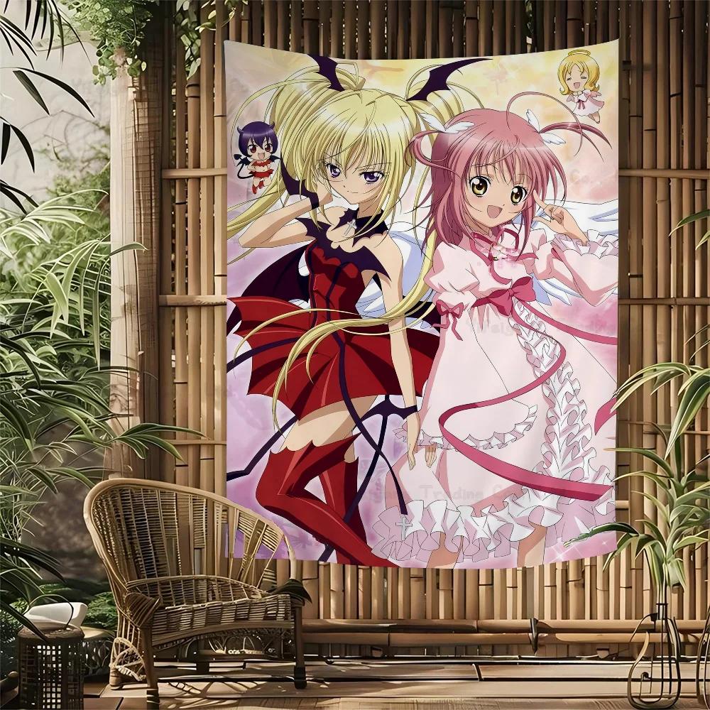 Shugo Chara Японское Аниме Гобелен Печать Искусства Бохо Настенные Гобелены Мандала Декор Покрывало