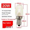 Лампочка 15 Вт/20 Вт с цоколем для холодильника, морозильной камеры, вытяжки, микроволновой печи